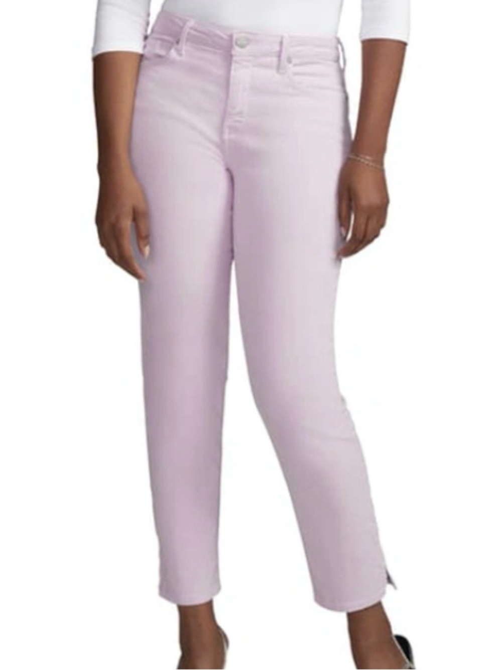 Curves 360 for NYDJ Lilac Straight Leg Ankle Jeans